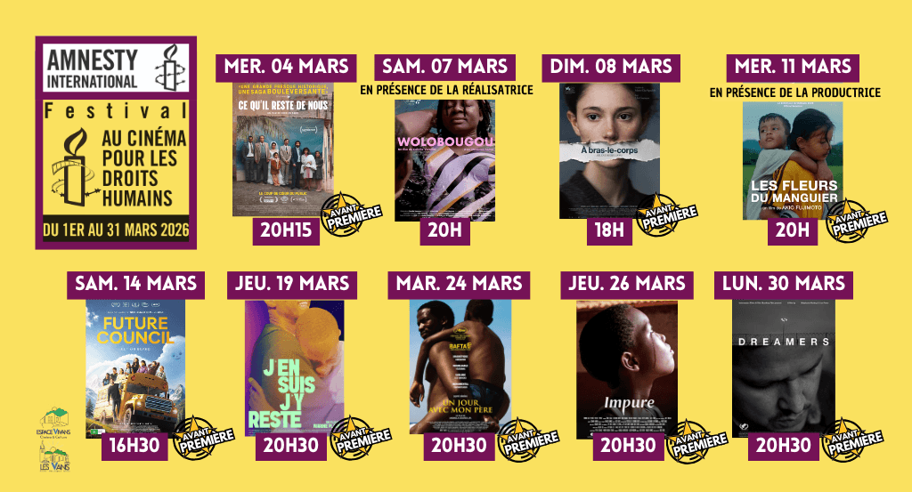 actualité Au cinéma pour les Droits Humains