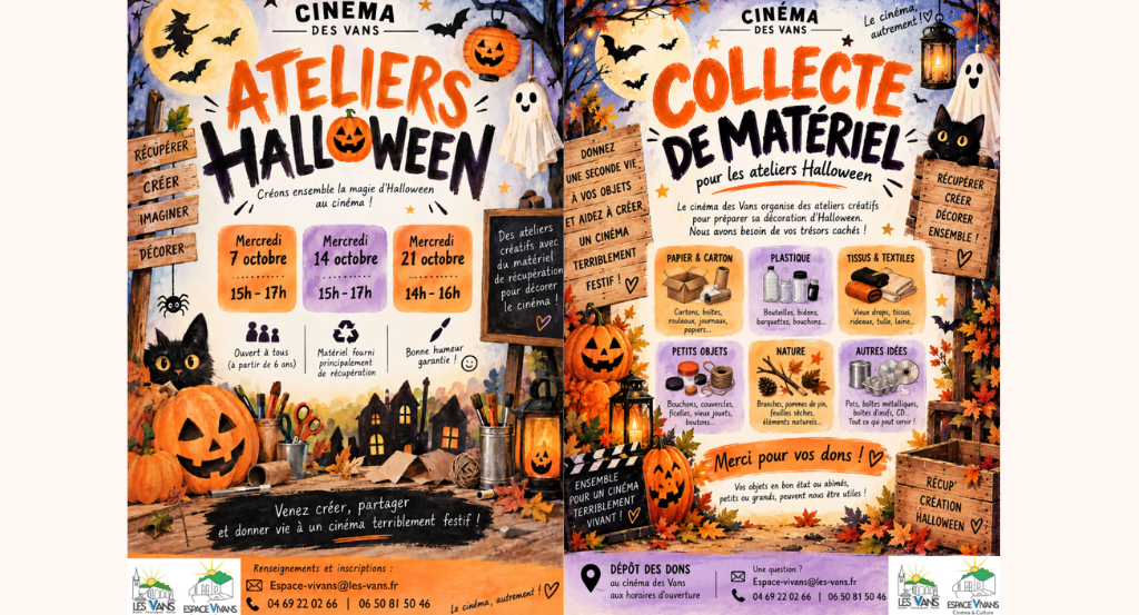 actualité ATELIERS HALLOWEEN