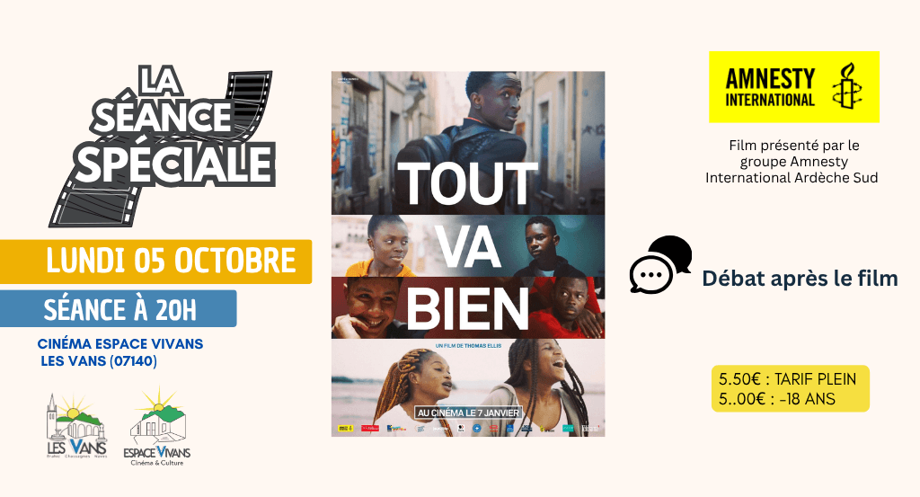 actualité TOUT VA BIEN - AMNESTY